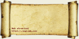 Anđelija Erić vizit kartica